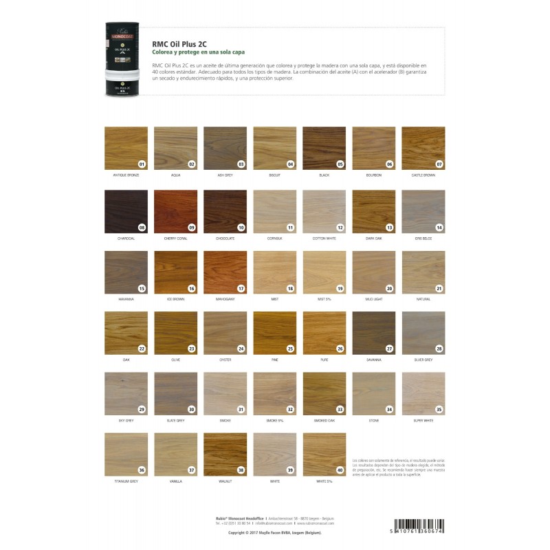 Rubio Monocoat Oil Plus 2C Set A+B